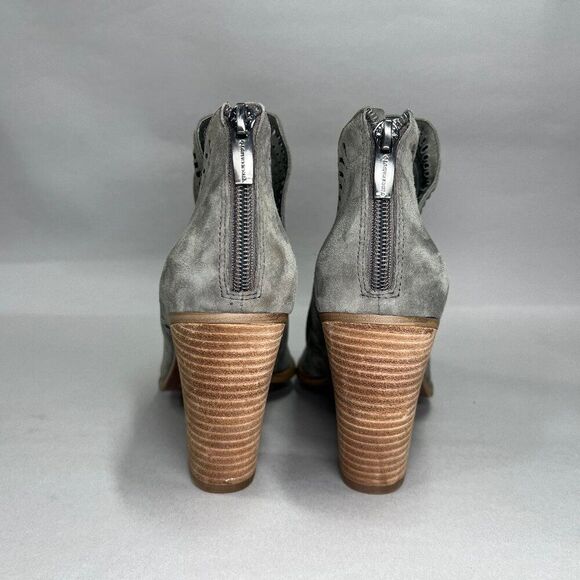 Vince Camuto Fileana Booties Women's Size 9.5 Split Shaft Suede Ankle Boots - Picture 5 of 15